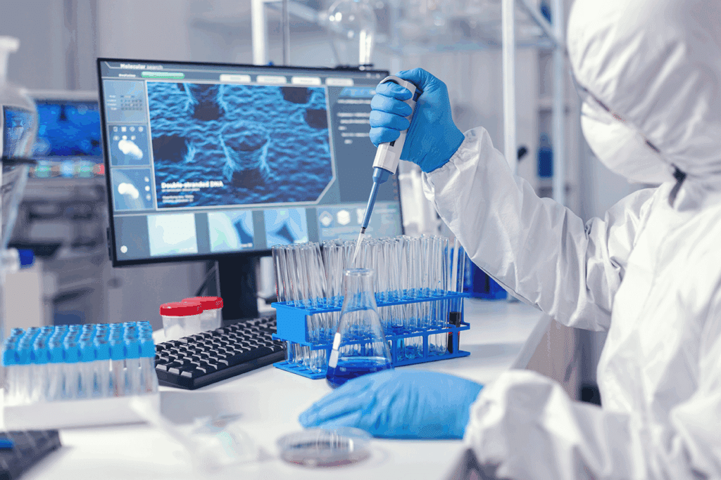 Laboratoire, analyse.